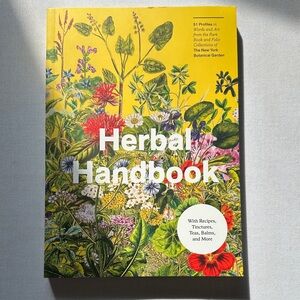 Herbal Handbook with Vibrant Cover
